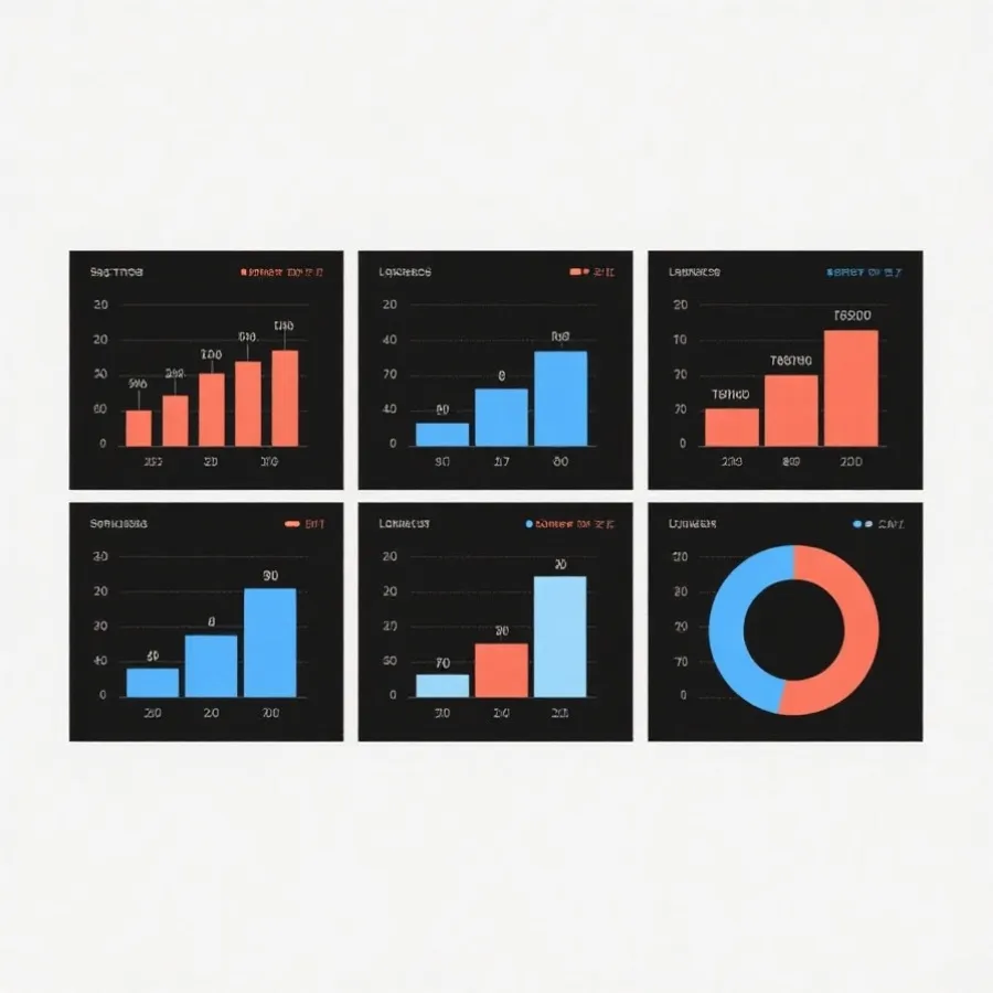 多面板趋势示意